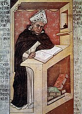 Albertus Magnus, Fresko (1352) in Treviso, Italien