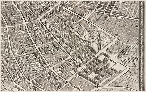 Turgot map of Paris, sheet 16