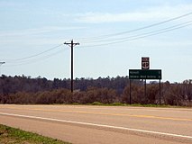 US 49 south of Highway 362 junction near Louisiana Purchase State Park