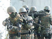 Armbinde der Feldjäger der Bundeswehr