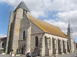 The church in Jouy-le-Châtel