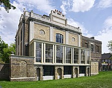Pitzhanger Manor (West Face, with conservatory) Image: Angelo Hornak. © Pitzhanger Manor & Gallery Trust
