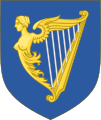 The Celtic harp represents Northern Ireland indirectly as Ireland in the Royal coat of arms of the United Kingdom