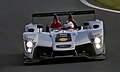 The Audi R15 TDI, driven by Timo Bernhard during the 2009 24 Hours of Le Mans.