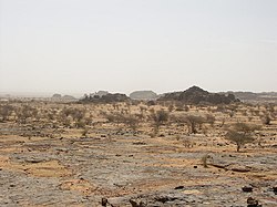Landscape in the Ayoun el Atrous area