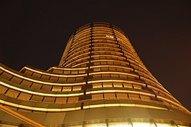 The Bank for International Settlements in Basel.