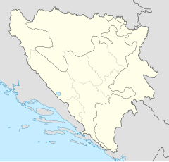 Čelebići is located in Bosnia and Herzegovina