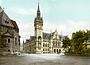 Das Braunschweiger Rathaus um 1900.