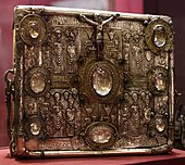 Shrine of Miosach, 11th century. May have once contained a manuscript with psalms or extracts from a Gospel[63]