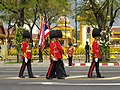Colour guard of the 1st Infantry Regiment, King's Own Bodyguard