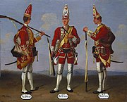 Grenadiers, 46th, 47th and 48th Regiments of Foot