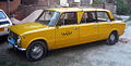 A Lada stretched as a limousine taxi in Trinidad, Cuba, 2006