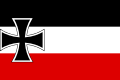 Merchant flag of the German Empire with the Iron Cross, (1896–1918)