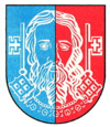 Wappen der Stadt Neustadt-Glewe 1973–1995