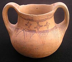 Devolli type pottery from one of the tumuli around Barç