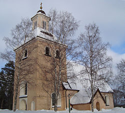 Kumla Church in March 2010