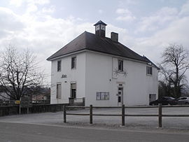 The town hall in La Prétière
