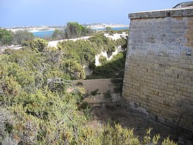 Caponier, Fort San Lucian Malta