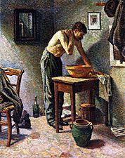 Man Washing, 1887