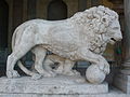 Medici Lion by Augustin Pajou at the Villa Medici