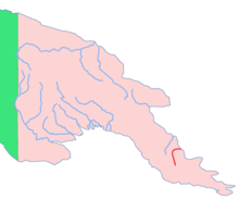 Location of the Kumusi River in Papua-New Guinea