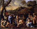 Nicolas Poussin: Johannes der Täufer beim Taufen, ca. 1635 (?), Louvre, Paris