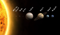 Image 29Planets of the Solar System (sizes to scale, distances and illumination not to scale) (from Nature)