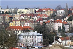 View of the Střešovice from Břevnov