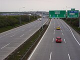 Motorway D0 near Prague-Zličín