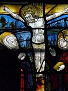 Jesus am Kreuz mit Maria und Johannes