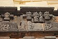 Shrine wall erotic carvings from the Rashtrakuta period in Kalleshvara temple at Bagali