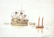 HMS San Josef in later Royal Naval service