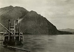 Steamer Hannah docked at Eagle circa 1900