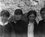 The O'Halloran girls, c. 1888–90