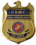 Badge design of the United States Marine Corps Criminal Investigation Division