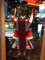 The original Union Jack dress as displayed at Hard Rock Hotel & Casino Las Vegas