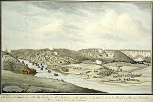 A View of the Attack against Fort Washington and Rebel Redouts near New York on the 16 of November 1776 by the British and Hessian Brigades