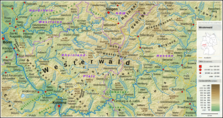 Übersichtskarte Westerwald