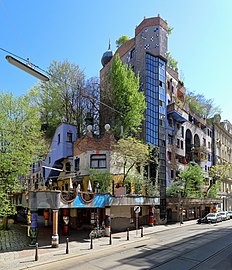 Hundertwasserhaus in Vienna by Friedensreich Hundertwasser (1983–1985)