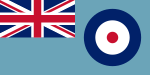 The Royal Air Force Ensign.