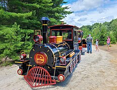 Trackless Train at the Desert of Maine