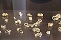 Gold lock-rings and other ornaments from Pécs, Hungary.