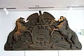The arms the Commonwealth carved by E. Omensetter for the pediment Dauphin County court house in 1861.