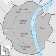 District map of Innenstadt