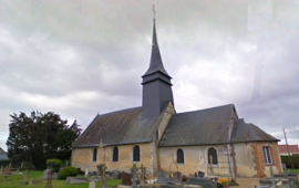 The church in Saint-Clair-d'Arcey