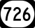 Kentucky Route 726 marker