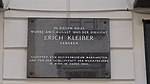 Erich Kleiber - Gedenktafel