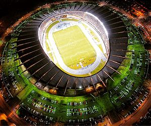 Luftbild des Estádio Olímpico do Pará
