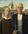 Image 40American Gothic, a 1930 painting by Grant Wood, has been in the collection of the Art Institute of Chicago since shortly after its creation. The painting is one of the most familiar images in 20th-century American art and has been widely parodied in popular culture. Image credit: Grant Wood (painter), Google Art Project (digital file), DcoetzeeBot (upload) (from Portal:Illinois/Selected picture)