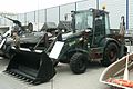 The militarized Huta Stalowa Wola backhoe loader in Poland which is subsidiary of LiuGong China